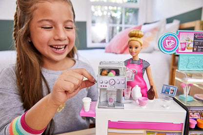 Set de joaca Barbie Cafenea cu papusa