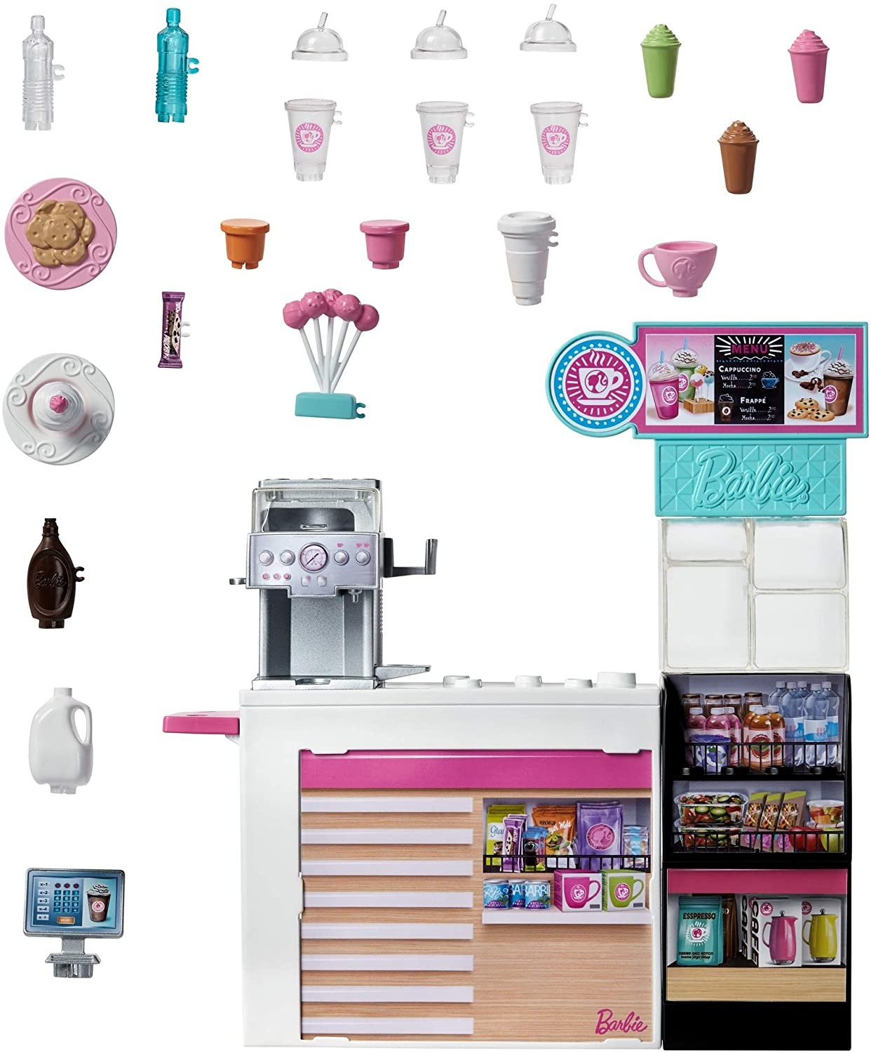 Set de joaca Barbie Cafenea cu papusa