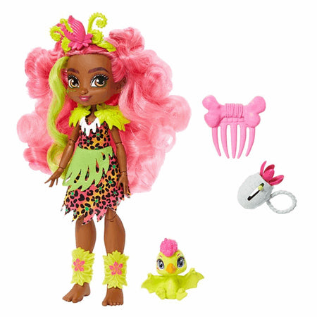 Papusa Mattel, Cave Club Wild Fernessa Doll, 3 ani +