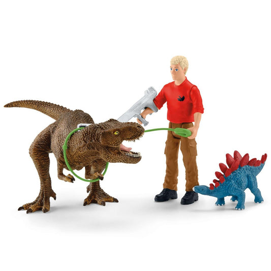 Set de joaca Schleich Atacul Tyrannosaurului Rex