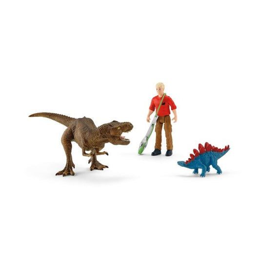 Set de joaca Schleich Atacul Tyrannosaurului Rex