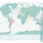 Harta Lumii razuibila editia Hello, 82*60 cm