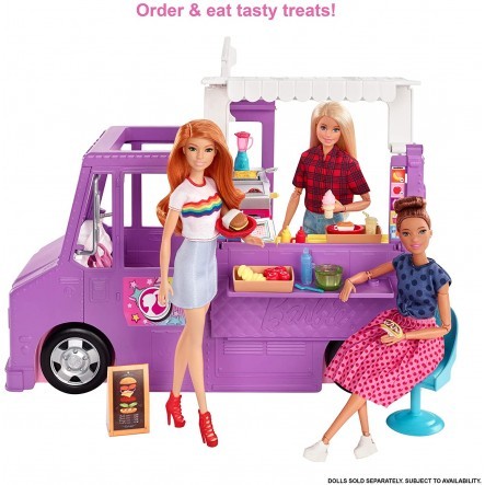 Set de joaca Barbie, Rulota Street Food