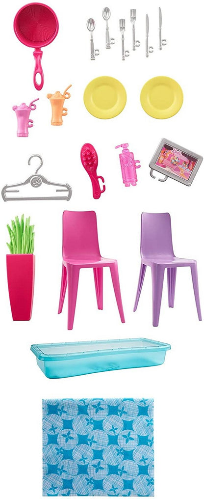 Set de joaca Mattel Barbie Casa Mobilata si Portabila