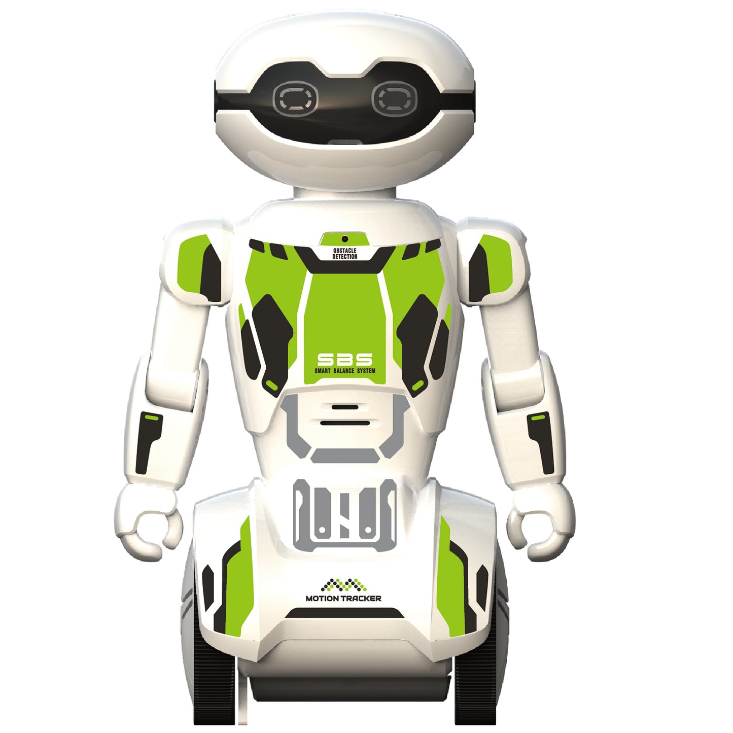MacroBot Robot inteligent, inregistrare vocala si redare, senzor de miscare, telecomanda - verde