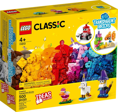 LEGO Classic - Caramizi transparente creative