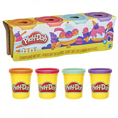 Set Play-Doh Hasbro E4869, 4 bucati, Multicolor