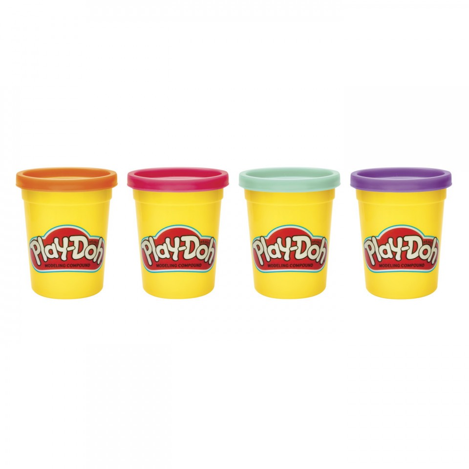 Set Play-Doh Hasbro E4869, 4 bucati, Multicolor