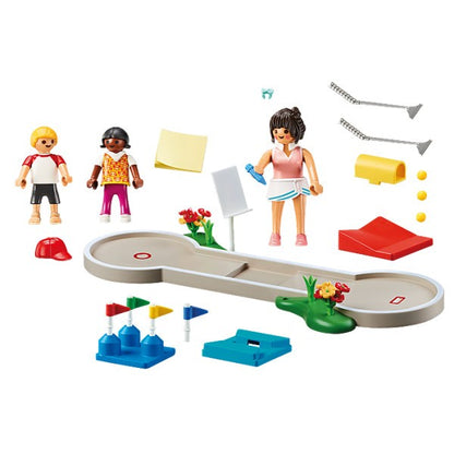 Set de joaca Playmobil Family Fun, Mini Golf