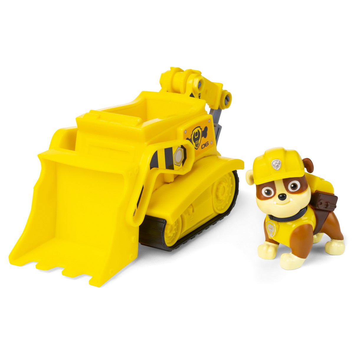 Set figurina cu vehicul Paw Patrol - Rubble, Bulldozer