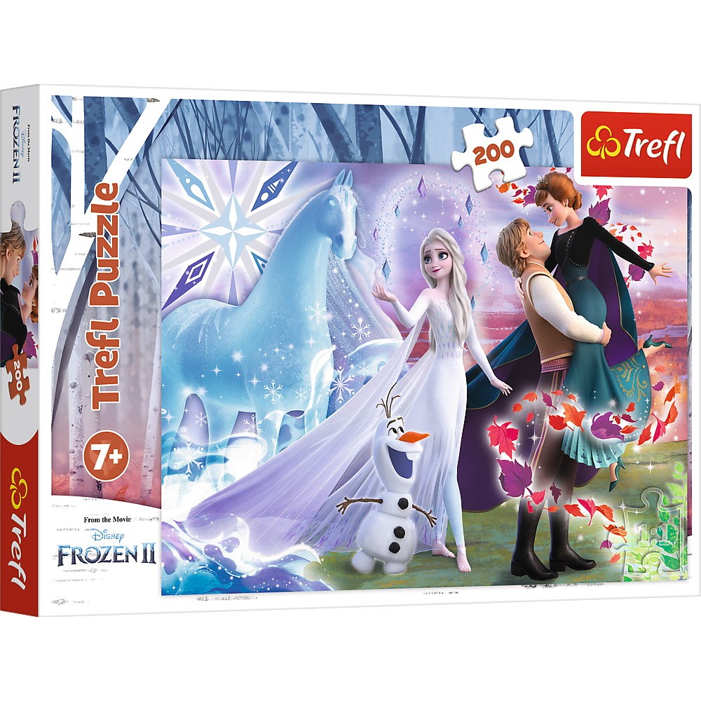 Puzzle Trefl Disney Frozen II - Universul magic, 200 piese