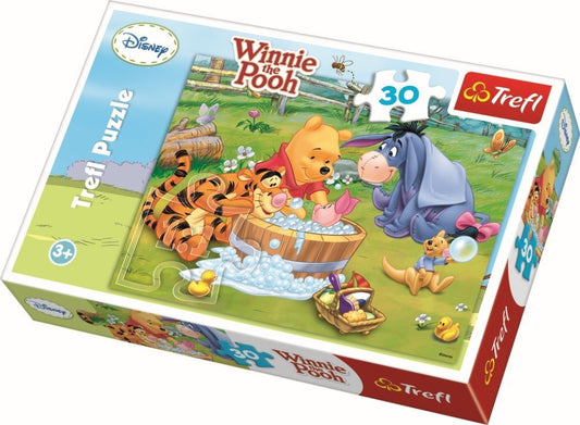 Puzzle Trefl, Winnie the Pooh, Piglet la baita, 30 piese