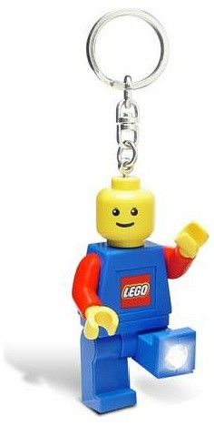 Breloc Lego cu Lanterna , minifigurina Classic