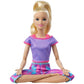 Papusa Barbie Made to move, 22 de articulatii complet mobile, seria 3, par blond, 30 cm