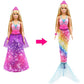 Papusa Transformabila in Sirena Barbie Dreamtopia-Printesa 2in1