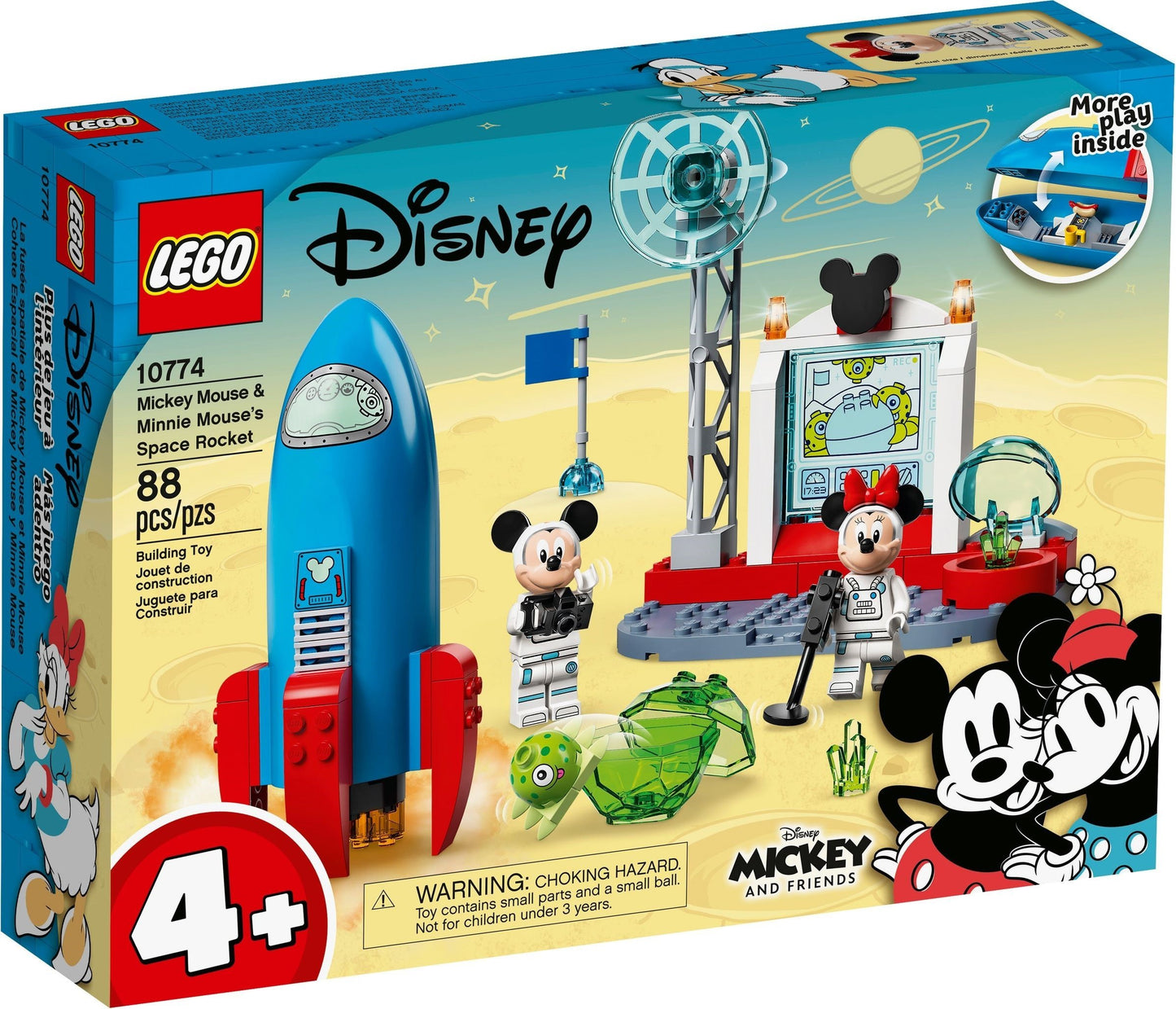 LEGO Disney - Racheta spatiala a lui Mickey Mouse si Minnie Mouse