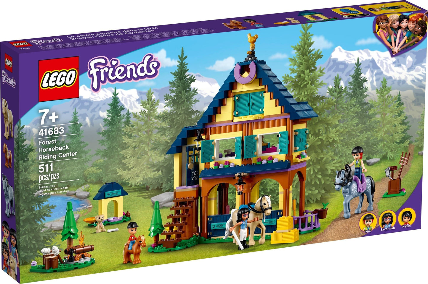 LEGO Friends  - Centrul de echitatie din padure