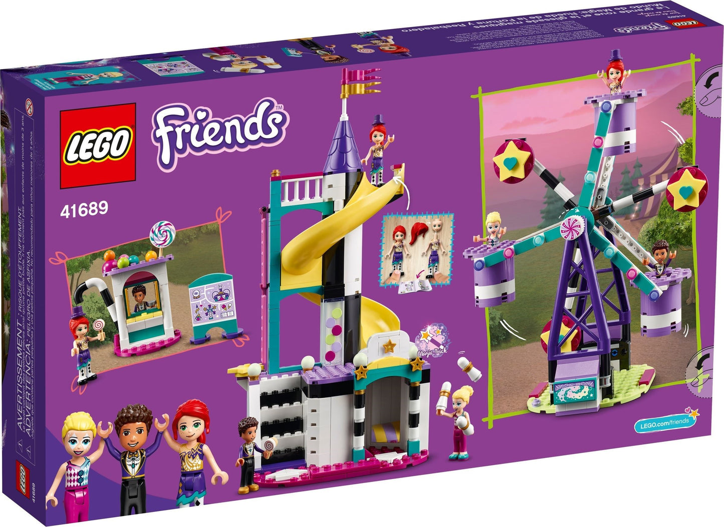 LEGO Friends - Roata si tobogan magic