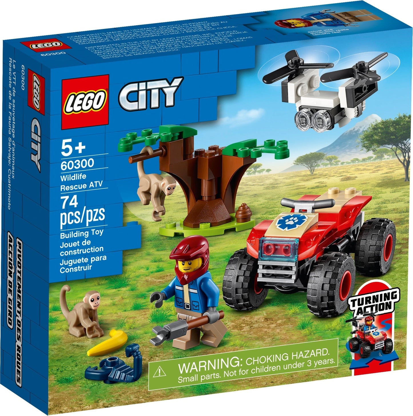 LEGO City  - ATV de salvare a animalelor salbatice