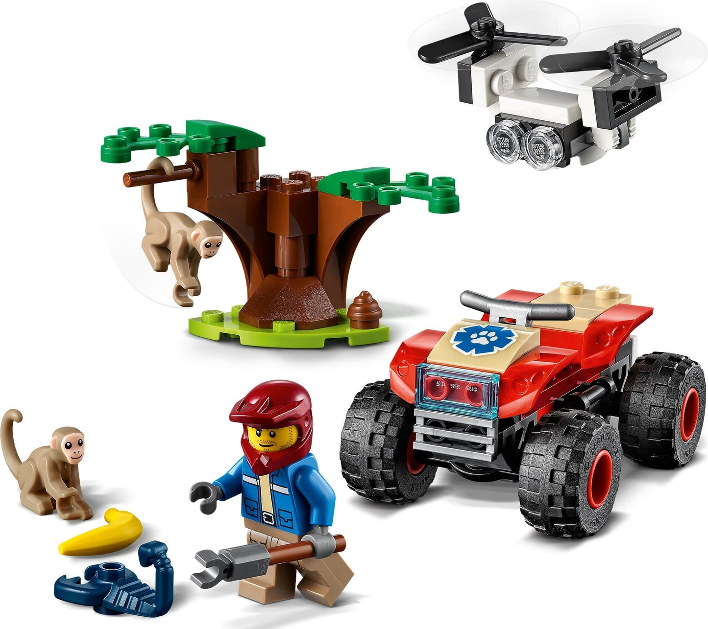 LEGO City  - ATV de salvare a animalelor salbatice