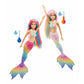 Papusa Barbie Dreamtopia - Sirena Rainbow Magic, culori schimbatoare