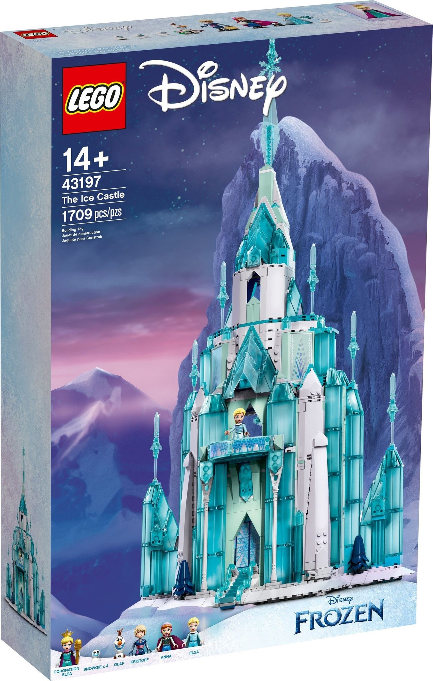 LEGO Disney Princess - Castelul de gheata 43197, 1709 piese