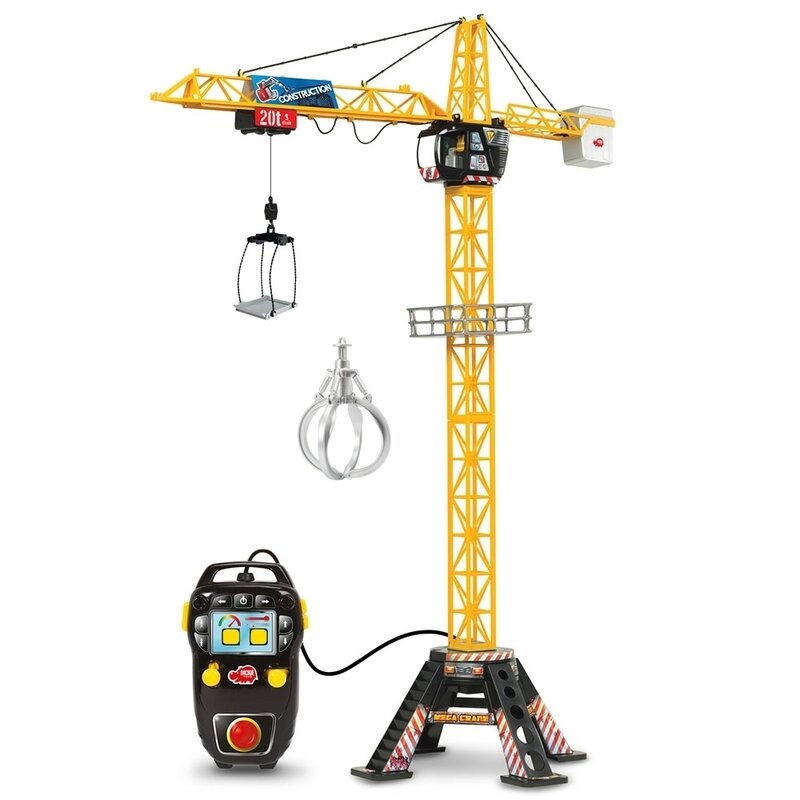 Mega Macara Giant Crane cu Sunete si Telecomanda , Rotatie Brat 360 Grade , 1.20 Metri
