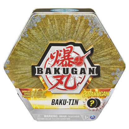 Set de joaca Bakugan - Baku-tin, Auriu Turtonium si Vicerox