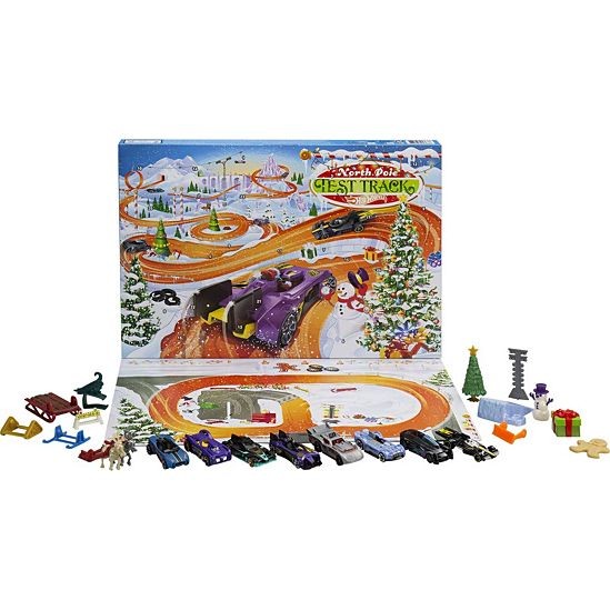 Set de joaca Mattel Hot Wheels Calendar Advent 2021 24 de Piese