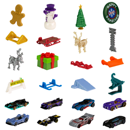 Set de joaca Mattel Hot Wheels Calendar Advent 2021 24 de Piese