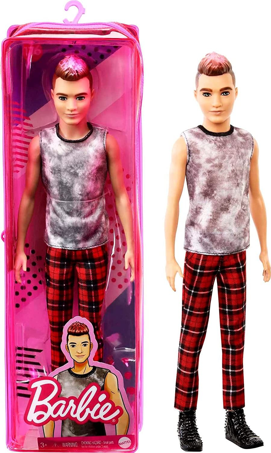 Papusa Barbie by Mattel Ken cu tinuta punk