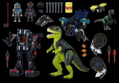 Playmobil Dino Rise - T-Rex, Batalia gigantilor