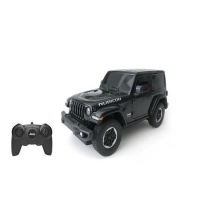 Masinuta Rastar RC - Jeep Wrangler Rubicon, negru, 1:24