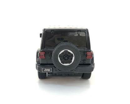 Masinuta Rastar RC - Jeep Wrangler Rubicon, negru, 1:24