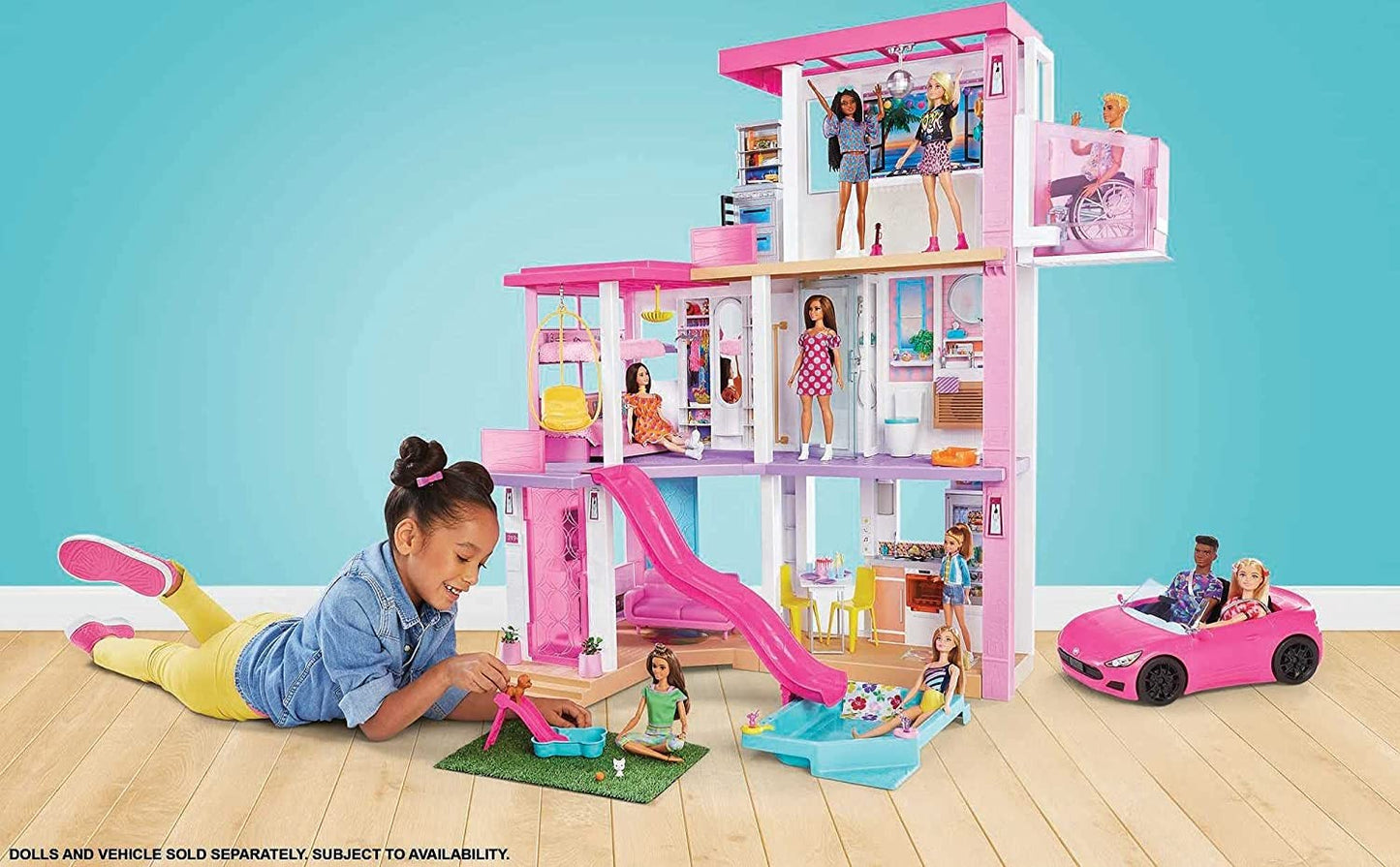 Set de joaca Barbie Casa de vis 2021 ,cu 85 accesorii