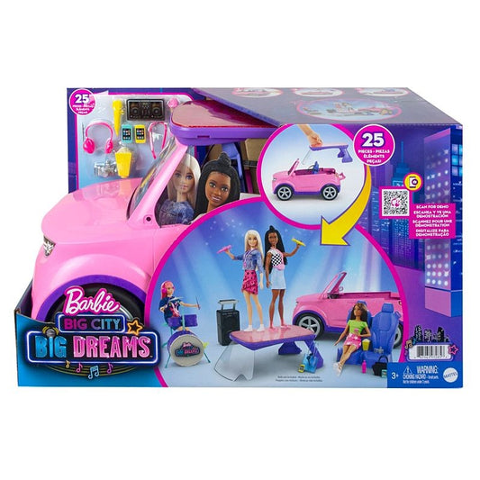 Set de joaca Barbie Big Dreams - Masina transformabila in scena