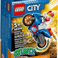 LEGO City Stuntz - Motocicleta de cascadorie-racheta 60298, 14 piese