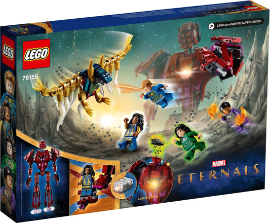 LEGO Super Heroes – Eternii in umbra lui Arishem 76155, 493 piese