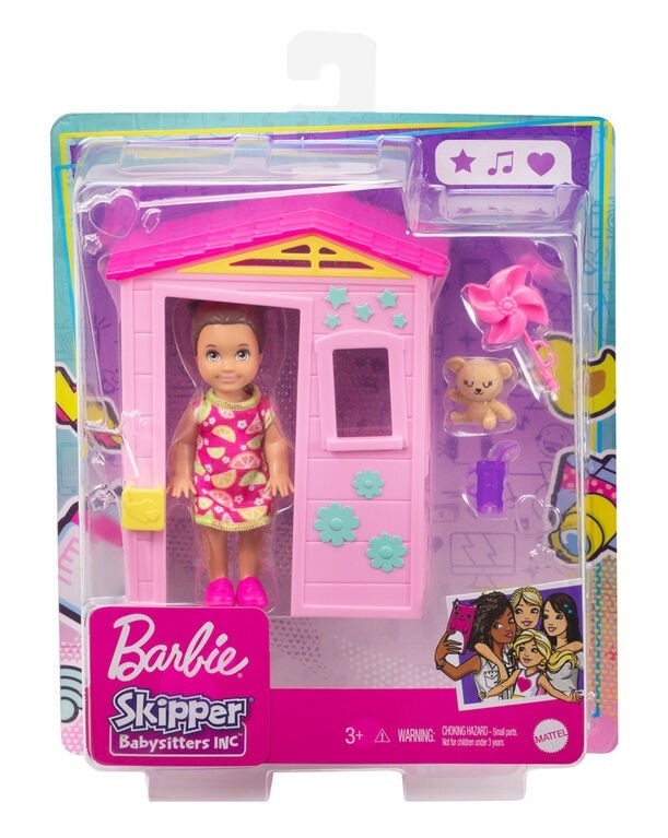 Set de joaca Barbie Babysitters - Casuta cu Papusa