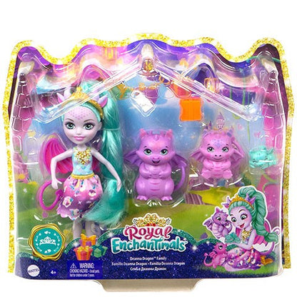 Set de joaca Royal Enchantimals - Familia Dragonilor