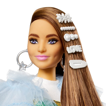 Papusa Barbie Extra Style - Palton Chic