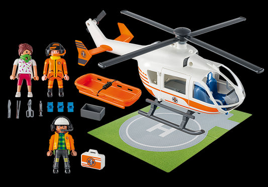 Set Playmobil City Life Rescue - Elicopter de salvare