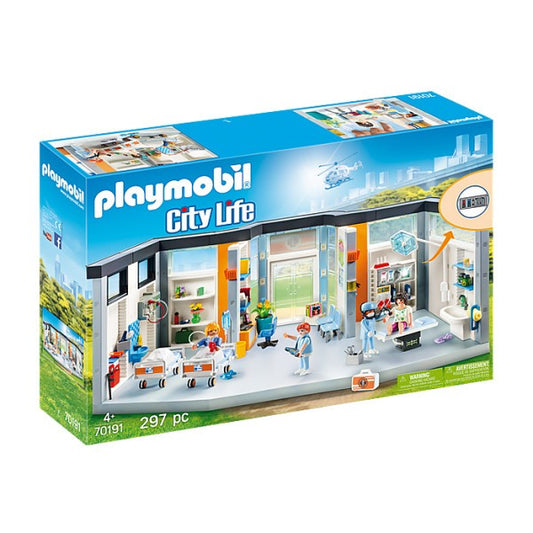 Playmobil Set de joaca Playmobil City Life, Salon Spital Mobilat