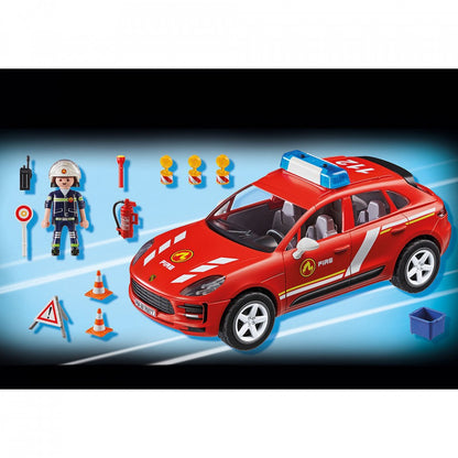 Set de joaca Playmobil Porsche Macan De Pompieri