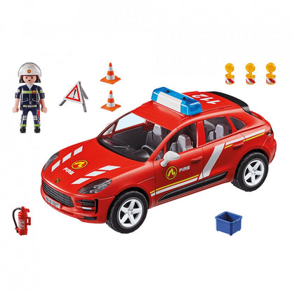 Set de joaca Playmobil Porsche Macan De Pompieri