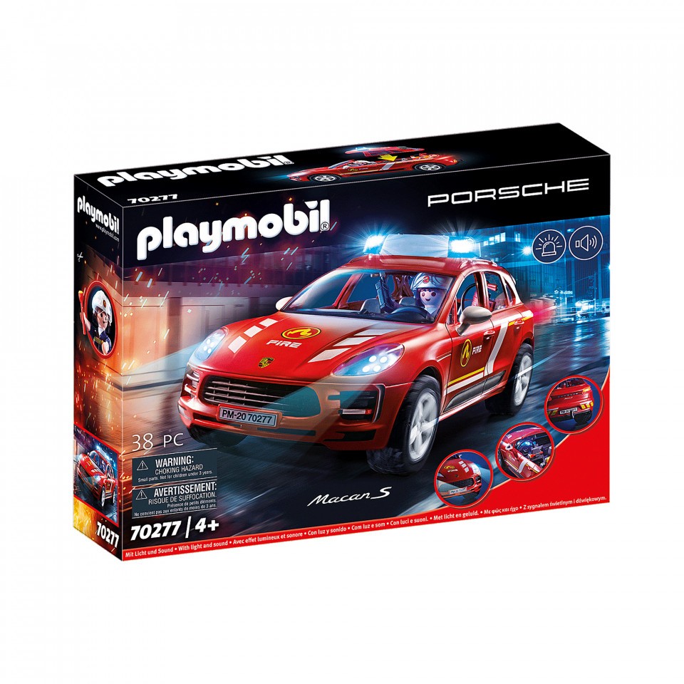 Set de joaca Playmobil Porsche Macan De Pompieri