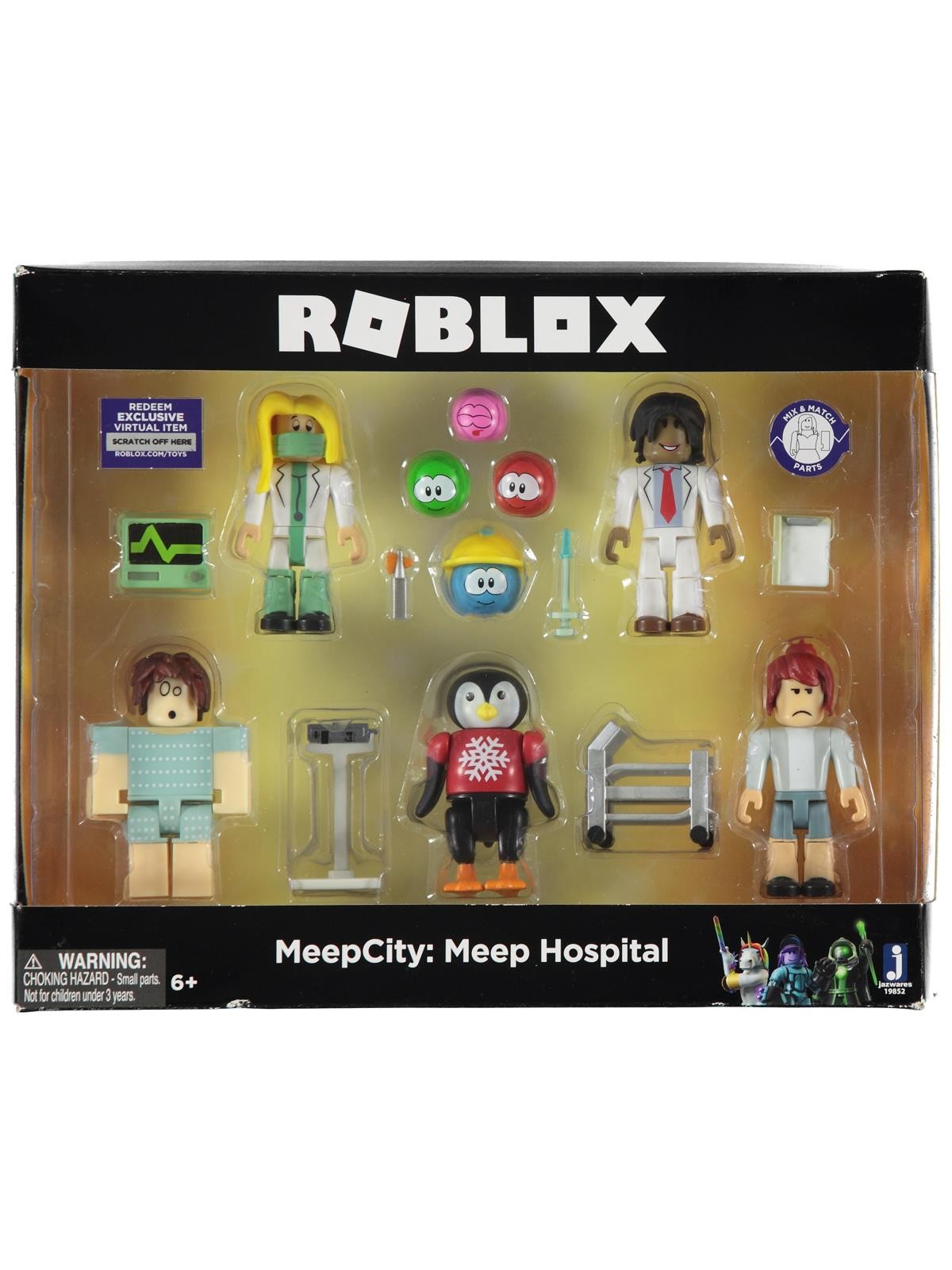 Set 5 figurine Roblox - Meepcity, Meep Hospital