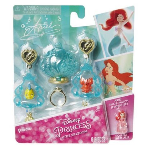 Set bijuterii Disney Princess Little Kingdom ,9 piese