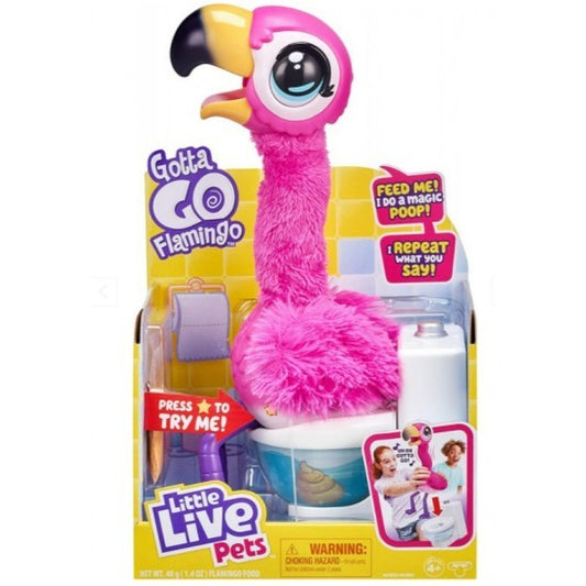 Flamingo interactiv Little Live Pets - Gotta go, Sherbet, Roz