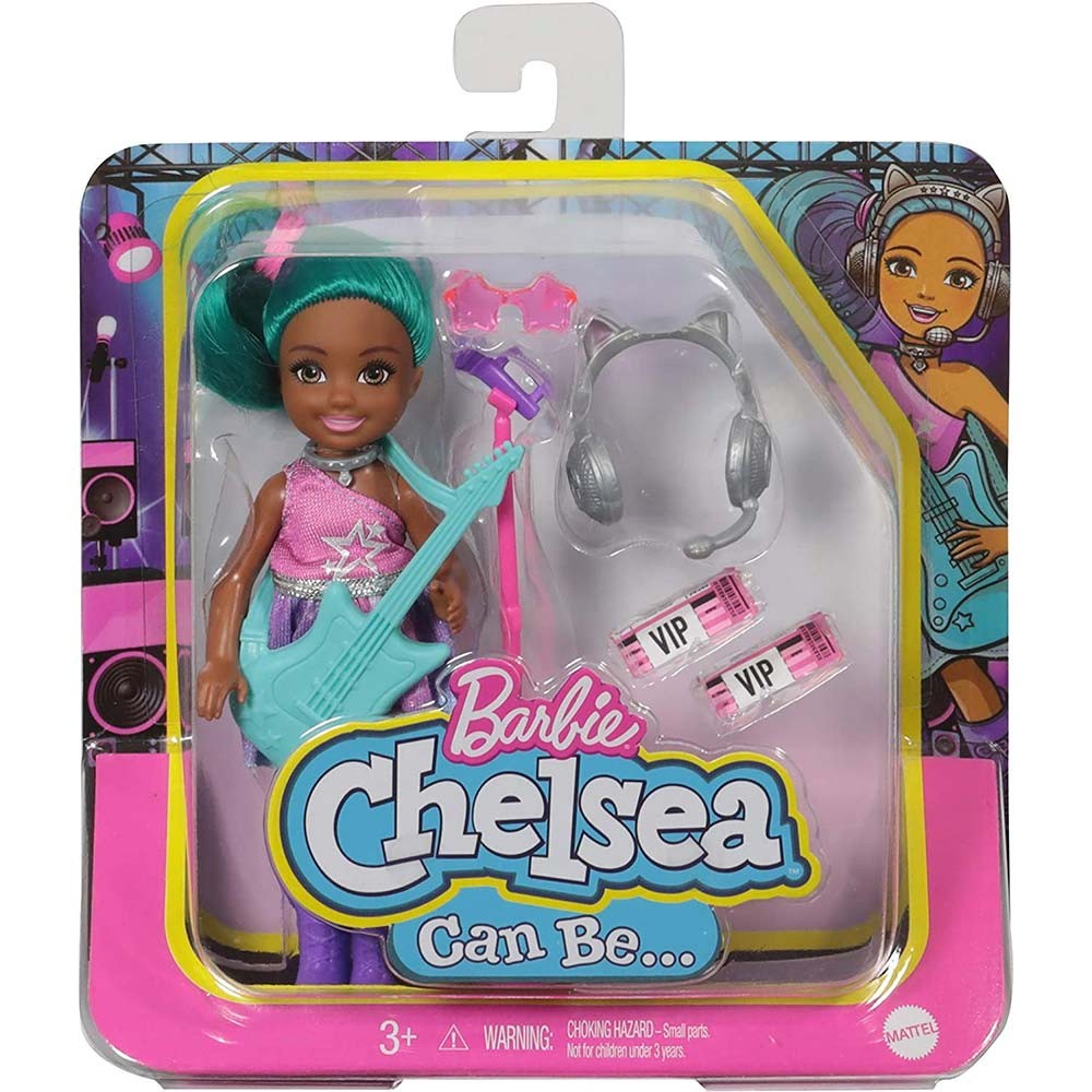 Papusa Barbie, Chelsea pop star cu accesorii, 3 ani+